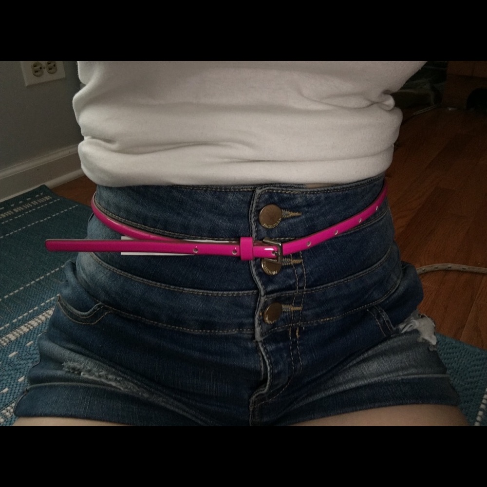 Pink neon belt